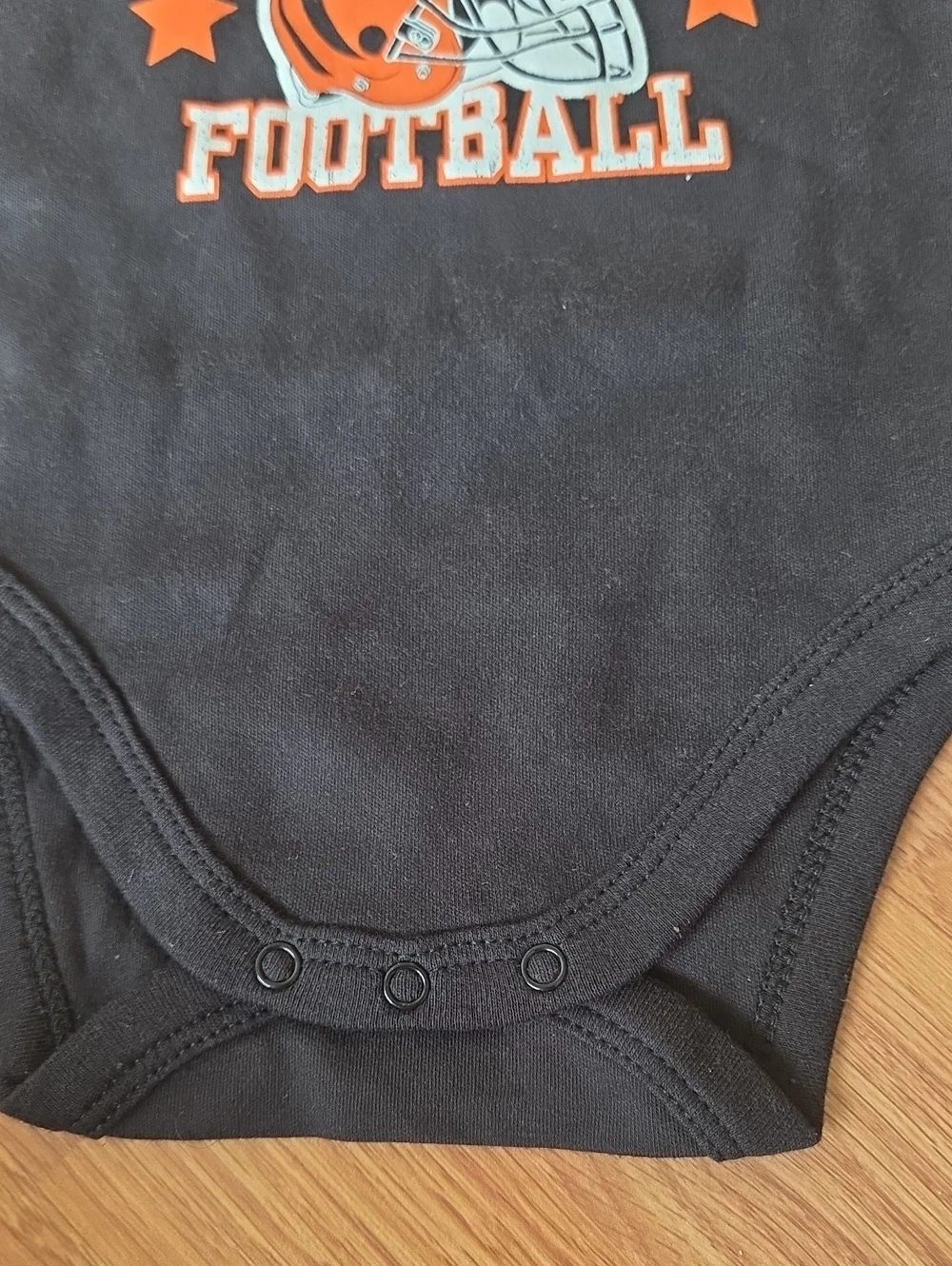 NFL Cincinnati Bengals Baby 0-3M Bodysuit Short Sleeves Football
